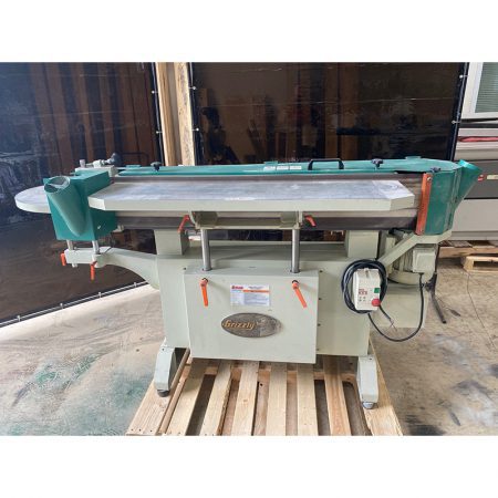 Used Grizzly Oscillating Edge Sander heading to Maine Boshco Dustek Inc